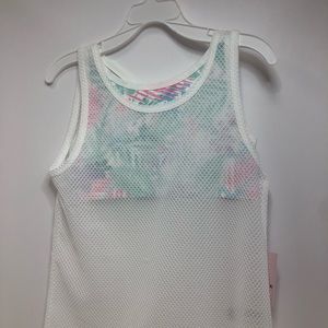 More Than Magic Girls Mesh Tank (S) New